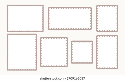 Conjunto de Vector de marco de película geométrica