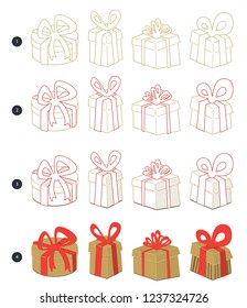 Vector Set of Gifts Icons.