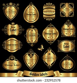 Vector set of golden labels