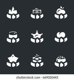 Vector Set of Greed Icons.