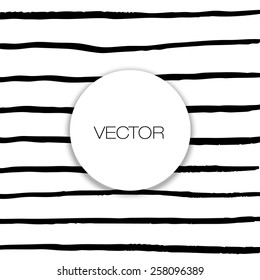 Vector set of grunge brush strokes. Black vector brush strokes collection.