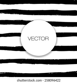 Vector set of grunge brush strokes. Black vector brush strokes collection.