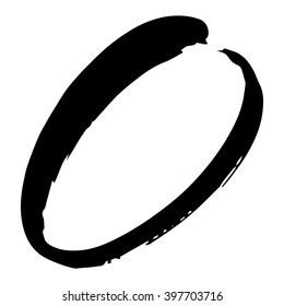 Vector set of grunge brush strokes. Black vector brush strokes collection. Grunge stains. Set of brushes design elements, hand drawn with ink.
