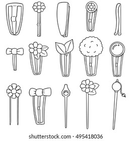 vector set of hairpin