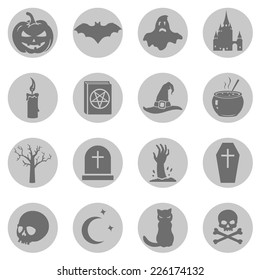 Vector Set of Halloween Icons