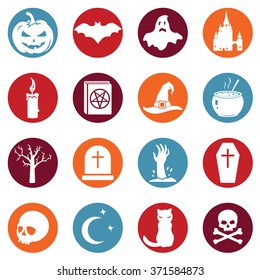 Vector Set of Halloween Icons