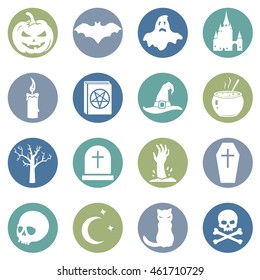 Vector Set of Halloween Icons