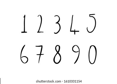 Numbers Drawing Images Stock Photos Vectors Shutterstock