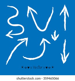 Vector set of hand drawn arrows, Illustration EPS10 great for any use.