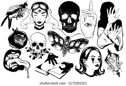 10,702 Moth tattoo Images, Stock Photos & Vectors | Shutterstock