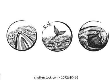 20,921 Surfer wave icon Images, Stock Photos & Vectors | Shutterstock