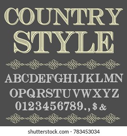 Vector set of handcrafted fonts ABC letters handdrawn calligraphy typeface vintage. hipster alphabets