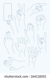 Handysymbole für Vektorillustrationen - Illustration 