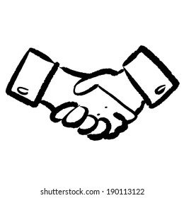 vector set of handshake
