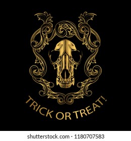 vector set of happy halloween luxury vintage badges, emblems and labels. halloween party templates