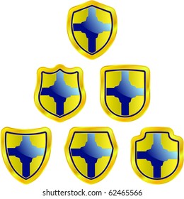Conjunto de vectores de símbolos heráldicos