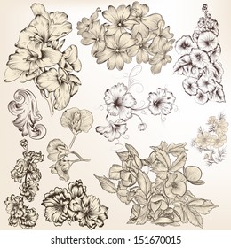 アンティーク 花 のイラスト素材 画像 ベクター画像 Shutterstock