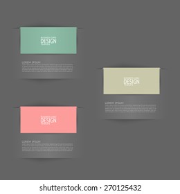 Vector set of high quality banners.