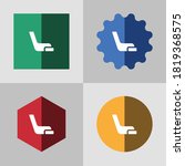 vector set hokey flat color icon