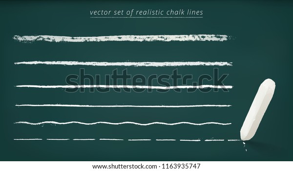 chalk line vector