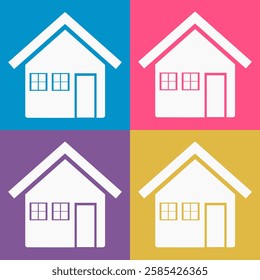 Vector Set of House Icons