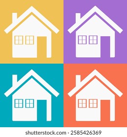 Vector Set of House Icons