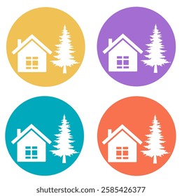 Vector Set of House Icons