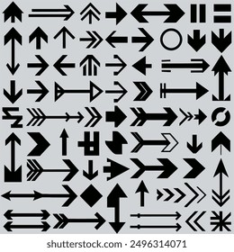 vector set icon arrow direction