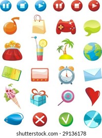 vector set of a icons