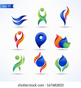 Vector set of icons for your design