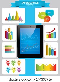 Vector set of infographic elements