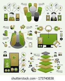 vector set for infographics