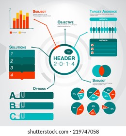 Vector set of infographics