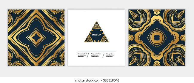 Vector set Ink texture, watercolor hand drawn artistic marbling invitation, ebru illustration. Template for sail, wedding (save date), Christmas, envelope, valentine, trendy card design for party.