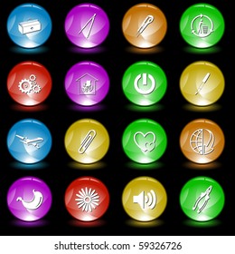 Vector set of  interface element