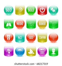 Vector set of interface elements