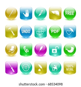 Vector set of interface elements