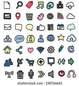 Set Web Icons Stock Vector Royalty Free Shutterstock