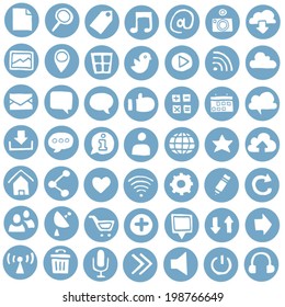 vector set of internet icon
