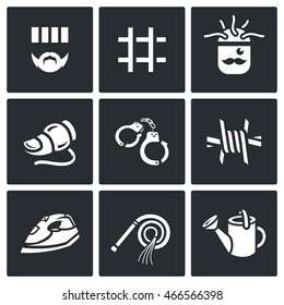 Vector Set of Interrogation Icons. 
