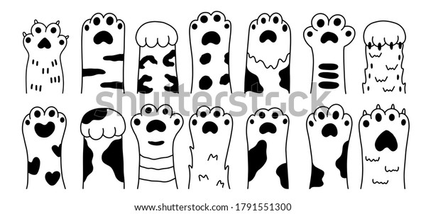 Vector Set Isolated Drawings Graphics Black Stock Vector (Royalty Free ...