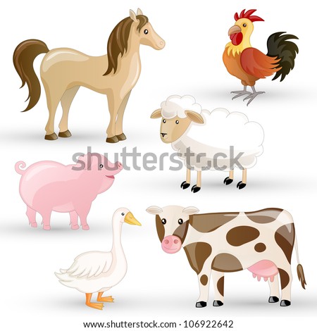 Similar – Image, Stock Photo Wild geese and cows in winter