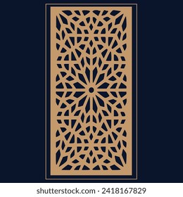 Vector set jali design for jali laser cnc graphic.
