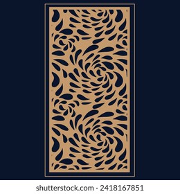 Vector set jali design for jali laser cnc graphic.