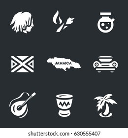 Vector Set of Jamaica Icons.