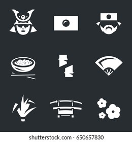 Vector Set of Japan Icons.