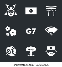 Vector Set of Japan Icons.