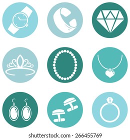 Vector Set of Jewellery Icons