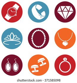 Vector Set of Jewellery Icons