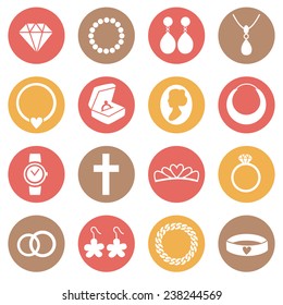 Vector Set of Jewelry Icons